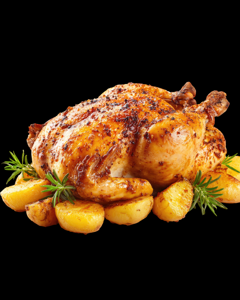 Très Très bons poulets de la rôtissoire Boucherie Maurice à Saint-Malo