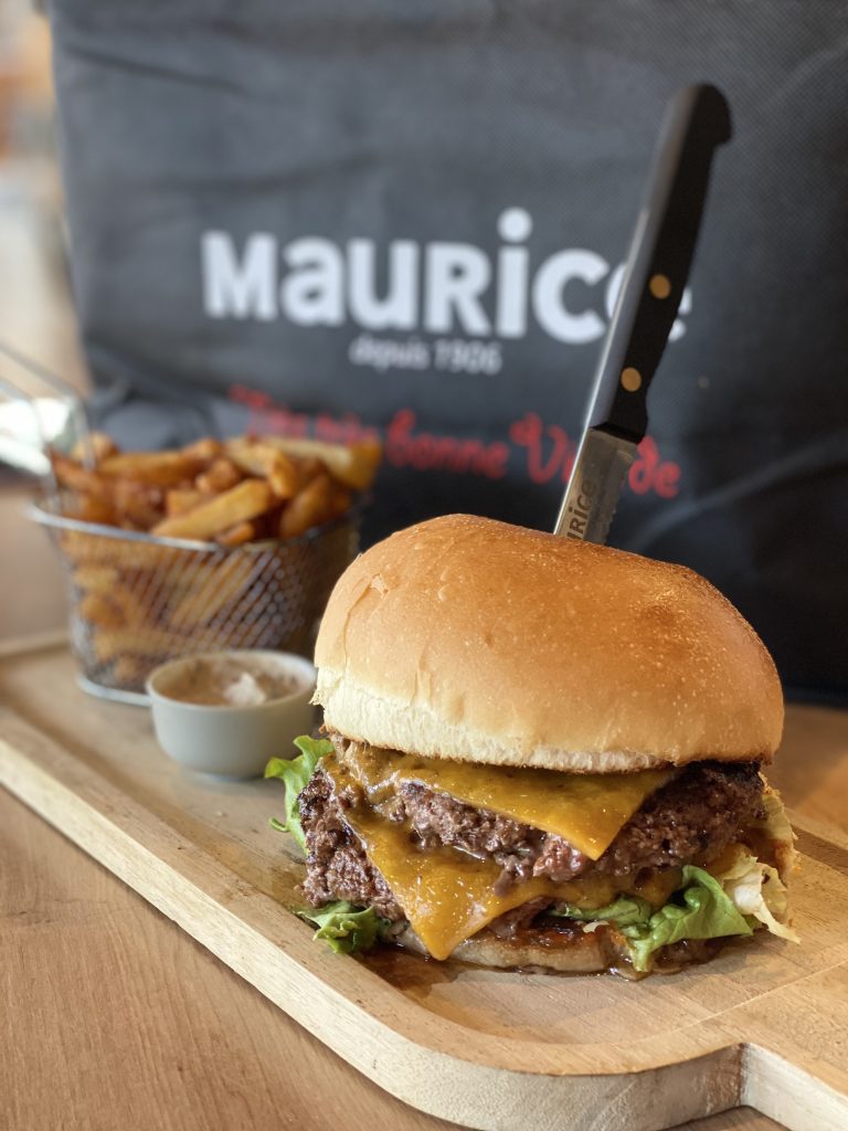 Burger frites chez Boucherie Maurice Saint-Malo
